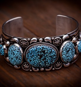 Blue gem turquoise bracelet