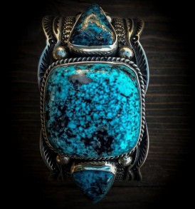 3-Stone Turquoise Bracelet